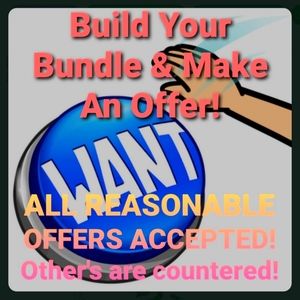 🥳BUNDLE & SAVE!🤑 ALL OFFERS ACCEPTED/REASONABLE
